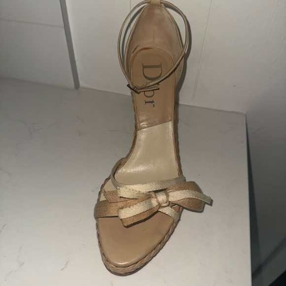 Vintage Dior Espadrille Wedge Sandals - Picture 9 of 12